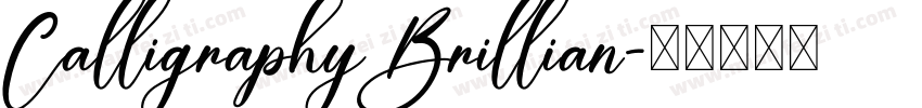 Calligraphy Brillian字体转换
